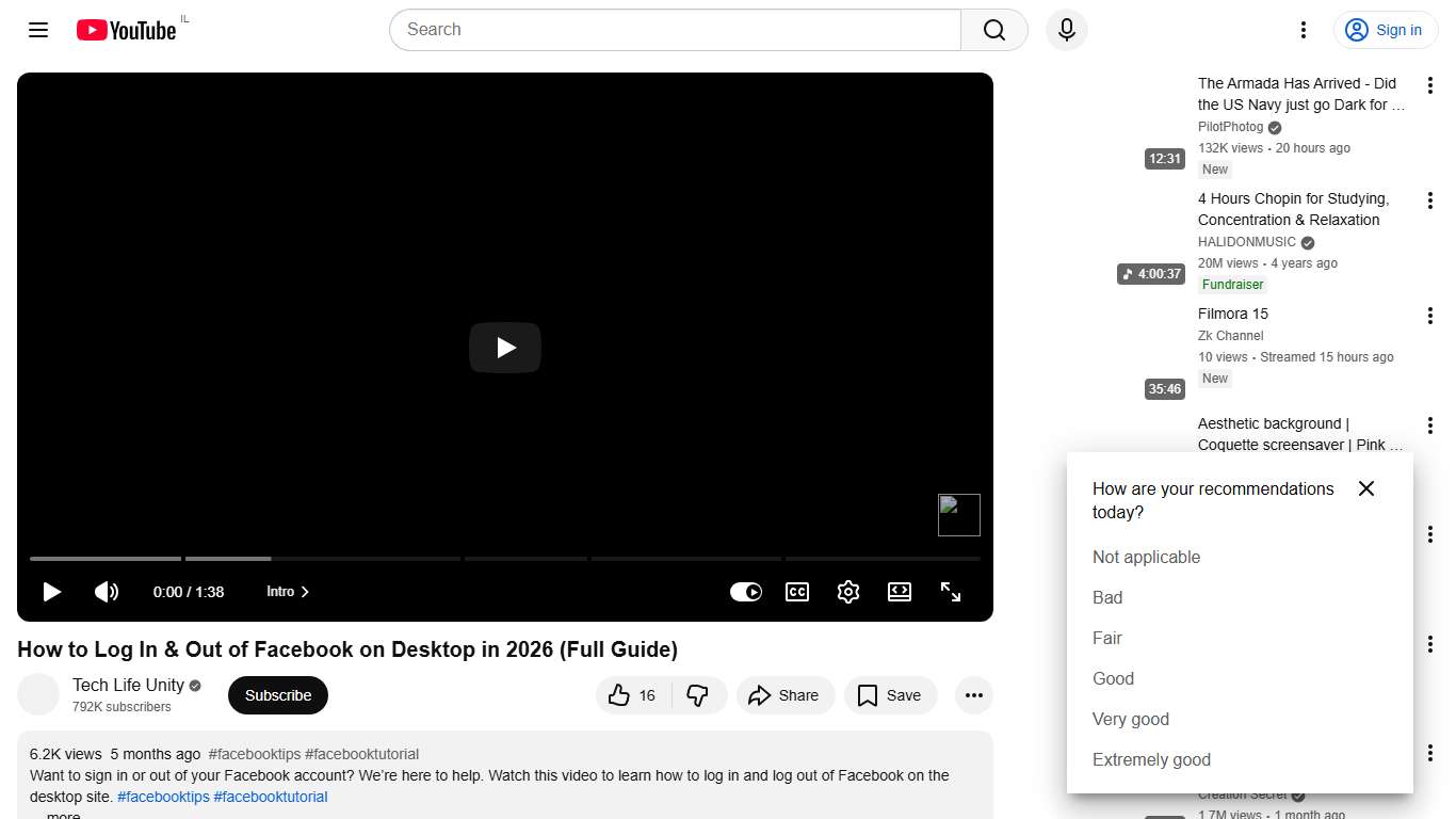 How to Log In & Out of Facebook on Desktop in 2026 (Full Guide) - YouTube