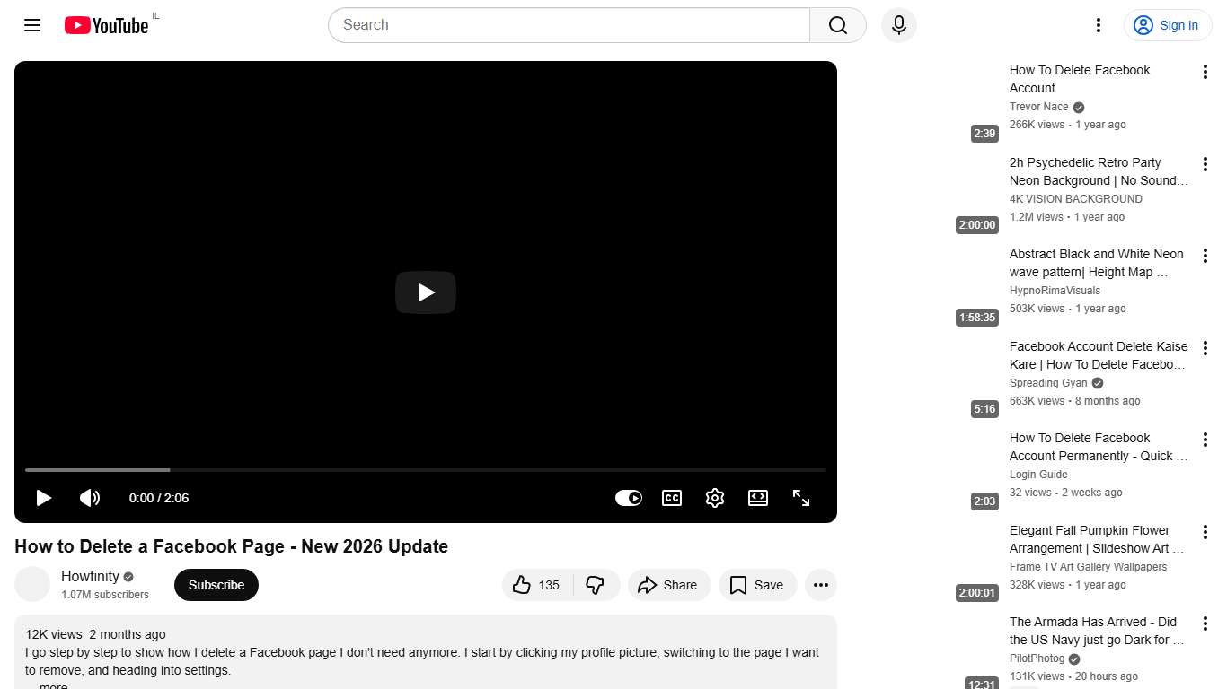 How to Delete a Facebook Page - New 2026 Update - YouTube